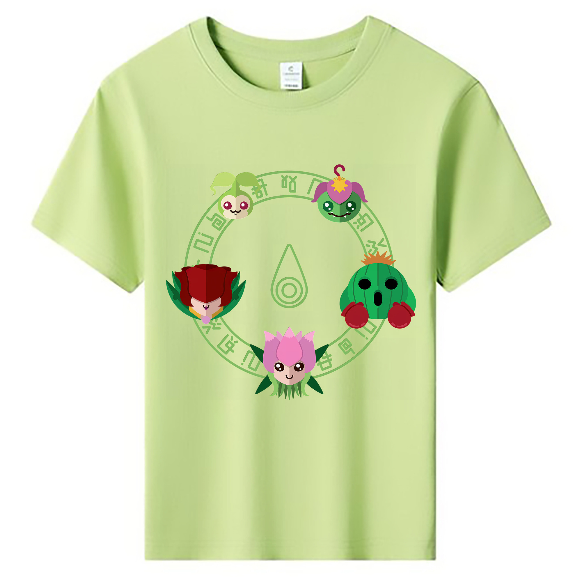 （画像用） Digimon デジタルモンスター/デジモン 綿100％キッズTシャツ（フロントプリント）